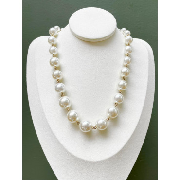 Collier HENRI Perles nacrées - Francine BRAMLI Paris