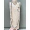 Sautoir ULYSSE métal argenté - Francine BRAMLI Paris collier