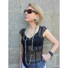 Sautoir ULYSSE métal argenté - Francine BRAMLI Paris collier