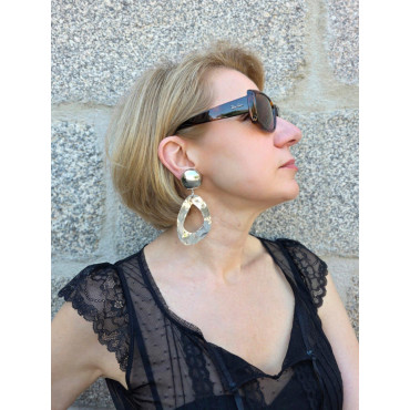 HELOÏSE Métal argenté - Francine BRAMLI Paris