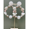 BASTILLES coeurs en nacre - Francine BRAMLI Paris