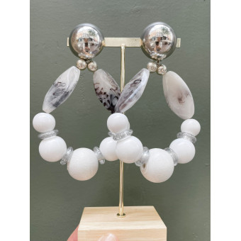 BASTILLES Blanc gris - Francine BRAMLI Paris