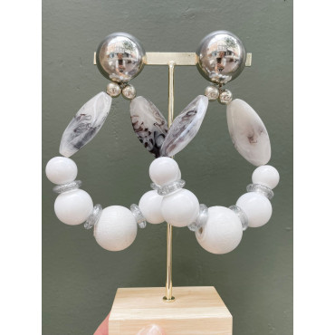 BASTILLES Blanc gris - Francine BRAMLI Paris