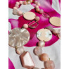Sautoir MANDALA rose - Francine BRAMLI Paris collier