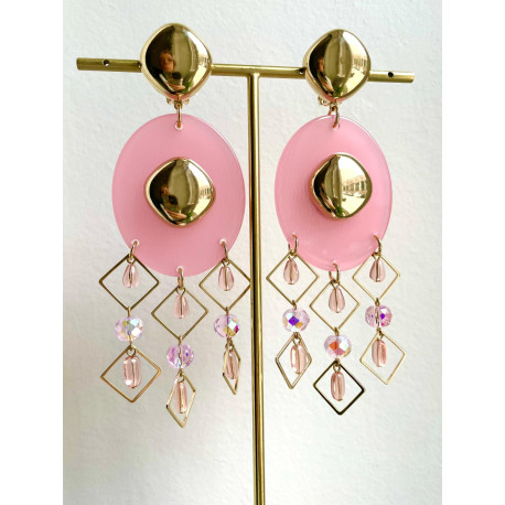 FLORETTE Rose & doré - Francine BRAMLI Paris