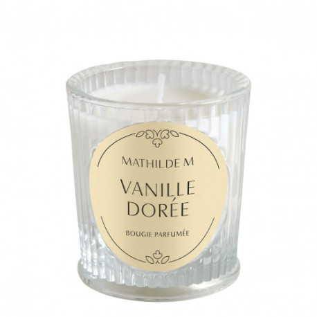 Bougie Parfumée VANILLE DORÉE 65g - MATHILDE M