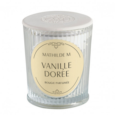 Bougie Parfumée VANILLE DORÉE 145g - MATHILDE M
