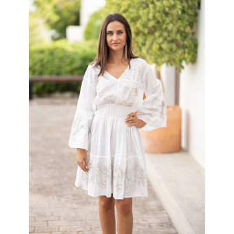 Robe Courte BLANCHE - SIGNES GRIMALT