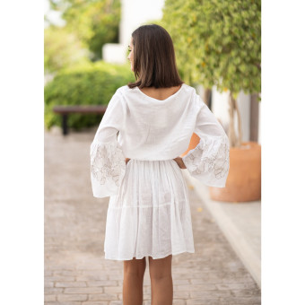 Robe Courte BLANCHE - SIGNES GRIMALT
