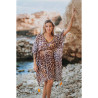 Kaftan BLANC/MARRON - SIGNES GRIMALT