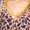 Kaftan BLANC/MARRON - SIGNES GRIMALT