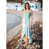 Longue Robe BLEU/BLANCHE - SIGNES GRIMALT