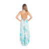 Longue Robe BLEU/BLANCHE - SIGNES GRIMALT