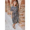 Chemise Robe BLANCHE/NOIRE - SIGNES GRIMALT