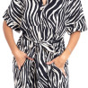 Chemise Robe BLANCHE/NOIRE - SIGNES GRIMALT