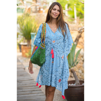 Poncho BLEU - SIGNES GRIMALT
