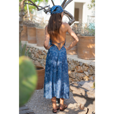 Longue Robe BLEU FONCÉ - SIGNES GRIMALT