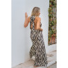 Longue Robe BLANCHE/NOIRE - SIGNES GRIMALT