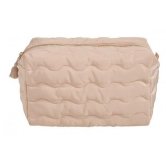 Trousse de Toilette CAPUCINE Rose Pâle GM - MATHILDE M