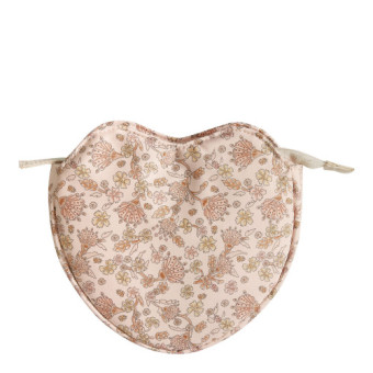 Pochette Coeur Fleuri SOLEIL PASTEL - MATHILDE M
