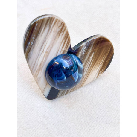 BAGUE RÉSINE Réglable - Francine BRAMLI Paris