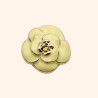 Bijoux de Bouton NICOLE Pastel Jaune - LA LOGE DE SUZON