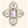 Clip Queen PENELOPE Vanille & Agate - LA LOGE DE SUZON