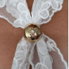 Anneau de Foulard DÔME Serti de son Strass - LA LOGE DE SUZON
