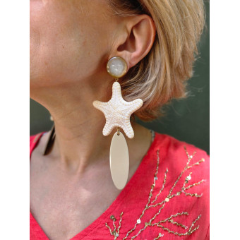 SEASTAR Ivoire et doré - Francine BRAMLI Paris