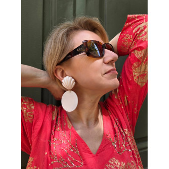 COQUILLE ivoire - Francine BRAMLI Paris