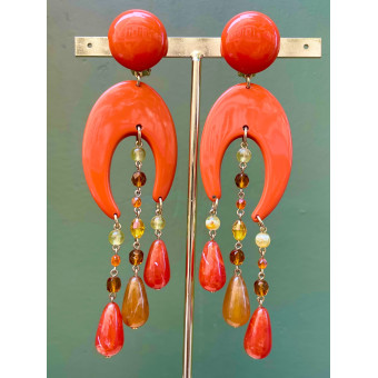 CONSTANCE orange - Francine BRAMLI Paris