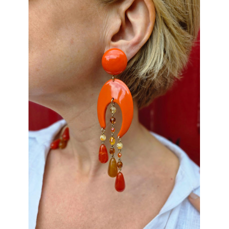 CONSTANCE orange - Francine BRAMLI Paris
