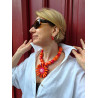 Collier ROXY FLEUR Orange - Francine BRAMLI Paris