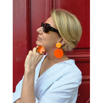 CARLA orange - Francine BRAMLI Paris