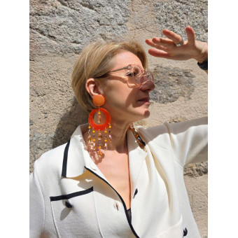 FLORETTE Orange - Francine BRAMLI Paris