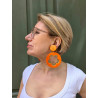 FIORE orange & doré - Francine BRAMLI Paris