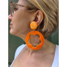 FIORE orange & doré - Francine BRAMLI Paris