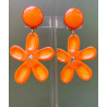 KOPSIA fleur orange - Francine BRAMLI Paris