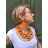 KOPSIA fleur orange - Francine BRAMLI Paris