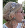 SERRE-TÊTE GM damier - Francine BRAMLI Paris