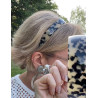 SERRE-TÊTE PM couleur écaille noir & blanc - Francine BRAMLI Paris