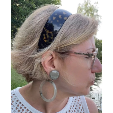 SERRE-TÊTE GM couleur écaille Tokyo - Francine BRAMLI Paris