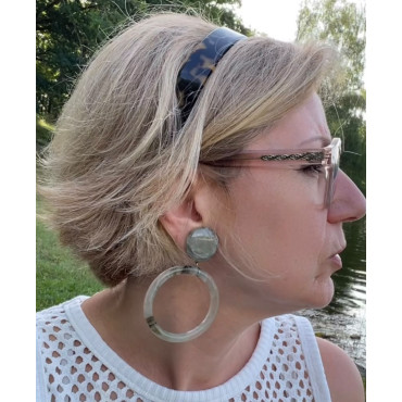 SERRE-TÊTE PM couleur écaille Tokyo - Francine BRAMLI Paris