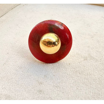BAGUE RÉSINE Réglable - Francine BRAMLI Paris