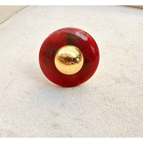 BAGUE RÉSINE Réglable - Francine BRAMLI Paris