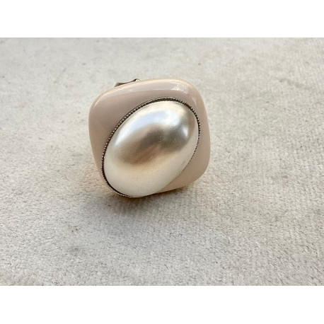 BAGUE RÉSINE Réglable - Francine BRAMLI Paris