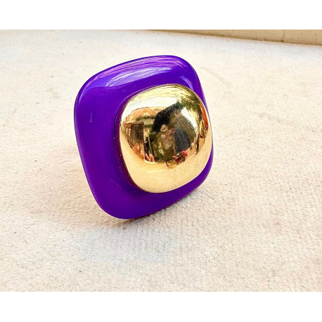 BAGUE RÉSINE Réglable - Francine BRAMLI Paris