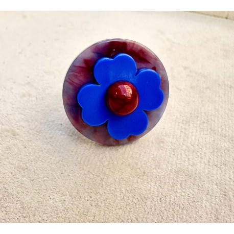 BAGUE RÉSINE Réglable - Francine BRAMLI Paris