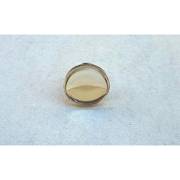 BAGUE MIROIR RÉSINE Réglable - Francine BRAMLI Paris