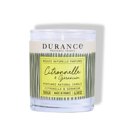 Bougie Parfumée Anti-Moustiques Citronnelle - DURANCE